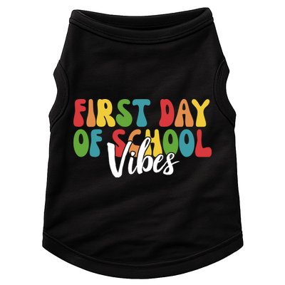 First Day Of School Vibes Doggie Tank