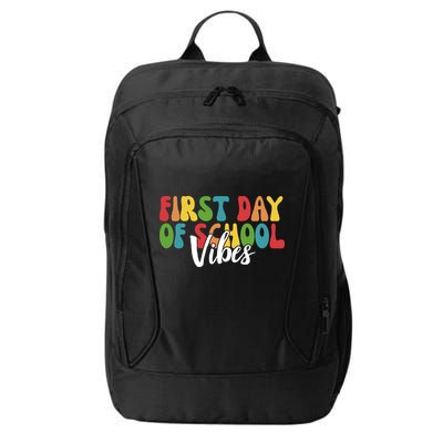 First Day Of School Vibes City Backpack