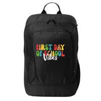 First Day Of School Vibes City Backpack