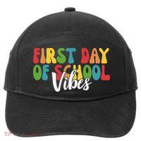 First Day Of School Vibes 7-Panel Snapback Hat