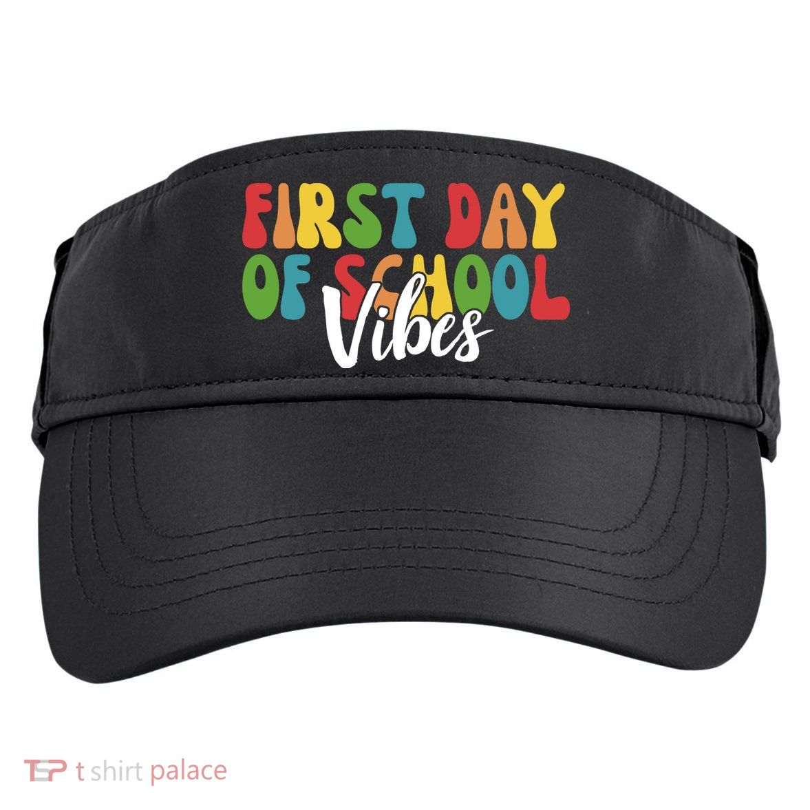First Day Of School Vibes Adult Drive Performance Visor