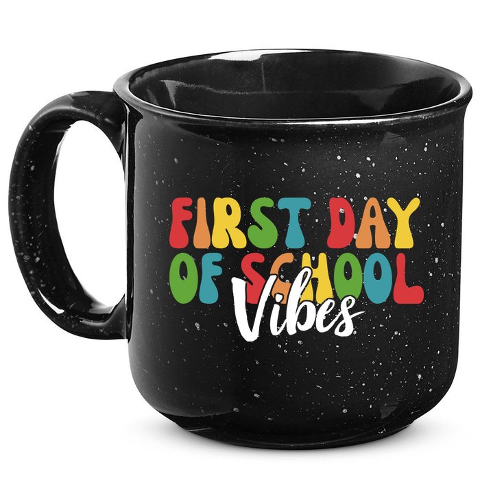 First Day Of School Vibes 15oz Campfire Ceramic Mug