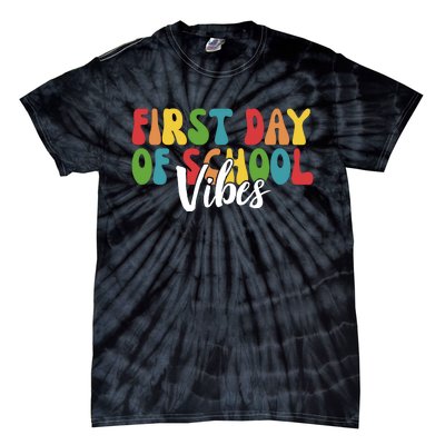 First Day Of School Vibes Tie-Dye T-Shirt