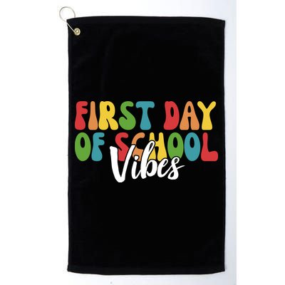 First Day Of School Vibes Golf Towel