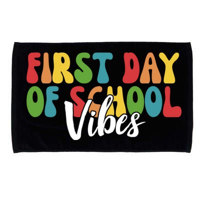 First Day Of School Vibes Microfiber Hand Towel