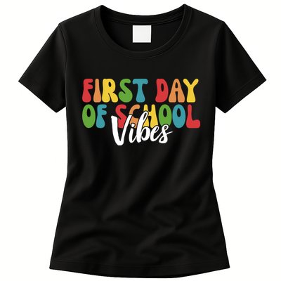 First Day Of School Vibes Womens T-Shirt