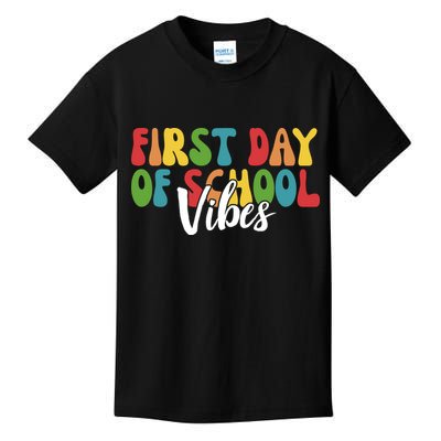 First Day Of School Vibes Kids T-Shirt