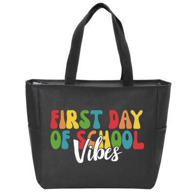 First Day Of School Vibes Zip Tote Bag