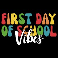 First Day Of School Vibes Full Zip Hoodie