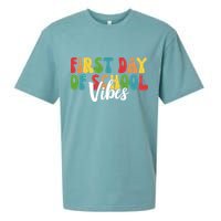 First Day Of School Vibes Sueded Cloud Jersey T-Shirt