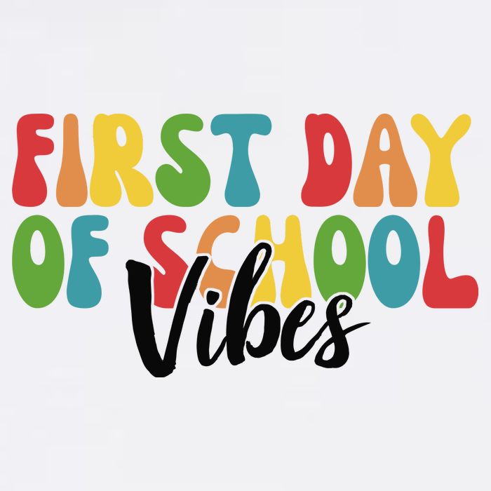 First Day Of School Vibes Garment-Dyed Sweatshirt