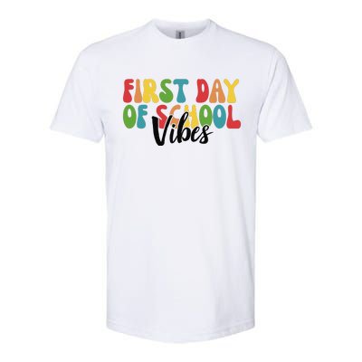 First Day Of School Vibes Softstyle CVC T-Shirt