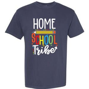 First Day Of School Homeschool Tribe Teacher Garment-Dyed Heavyweight T-Shirt