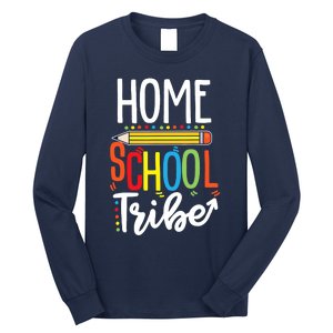 First Day Of School Homeschool Tribe Teacher Long Sleeve Shirt