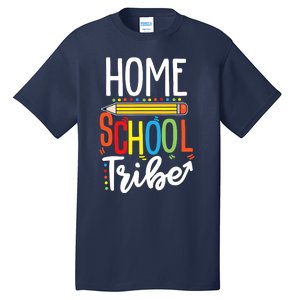 First Day Of School Homeschool Tribe Teacher Tall T-Shirt