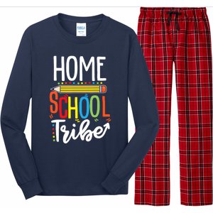 First Day Of School Homeschool Tribe Teacher Long Sleeve Pajama Set