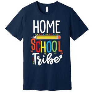 First Day Of School Homeschool Tribe Teacher Premium T-Shirt