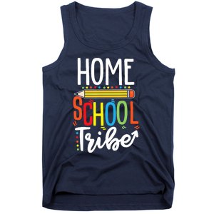 First Day Of School Homeschool Tribe Teacher Tank Top