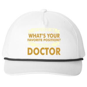 Favorite Doctor Of Nursing Practice Professions Funny Gift Meaningful Gift Snapback Five-Panel Rope Hat