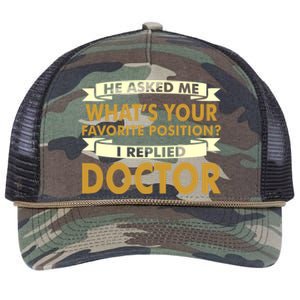 Favorite Doctor Of Nursing Practice Professions Funny Gift Meaningful Gift Retro Rope Trucker Hat Cap