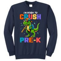 First Day Of Prek Boy Dinosaur Back To School Sweatshirt