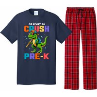 First Day Of Prek Boy Dinosaur Back To School Pajama Set