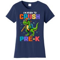 First Day Of Prek Boy Dinosaur Back To School Women's T-Shirt