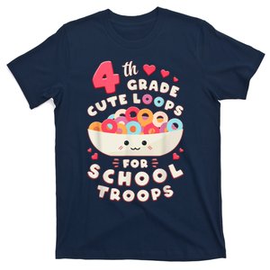 First Day Of 4th Grade Girl Back To School Fourth Grade Cute T-Shirt