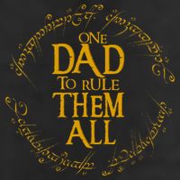 FatherS Day One Dad To Rule Them All Father Gift Adult Drive Performance Visor