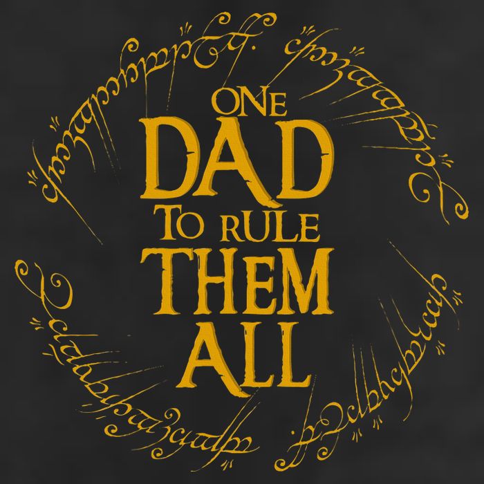FatherS Day One Dad To Rule Them All Father Gift Adult Drive Performance Visor
