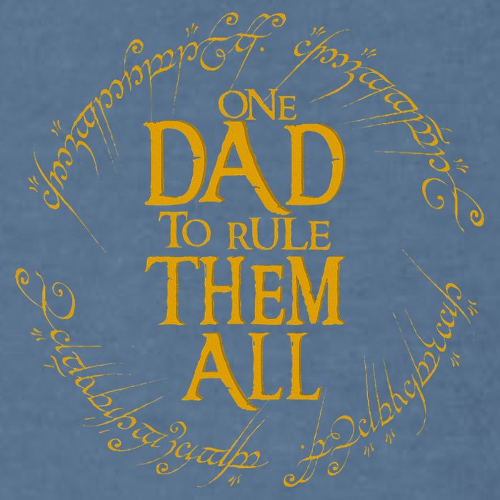 FatherS Day One Dad To Rule Them All Father Gift Garment-Dyed Sweatshirt