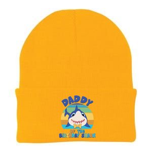 Funny Daddy Of The Birthday Shark Knit Cap Winter Beanie