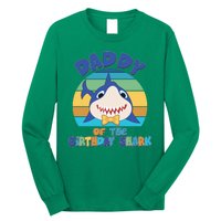 Funny Daddy Of The Birthday Shark Long Sleeve Shirt