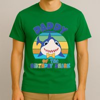 Funny Daddy Of The Birthday Shark T-Shirt