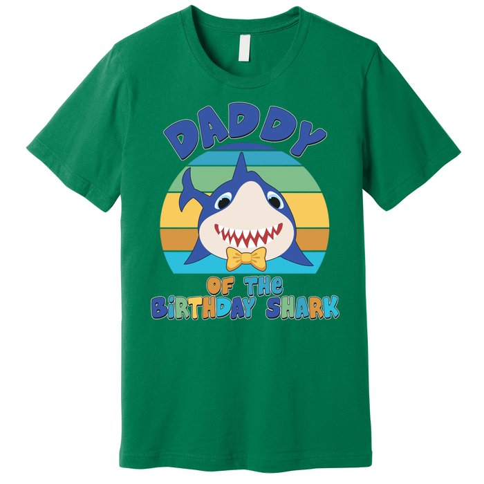 Funny Daddy Of The Birthday Shark Premium T-Shirt