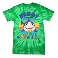 Funny Daddy Of The Birthday Shark Tie-Dye T-Shirt