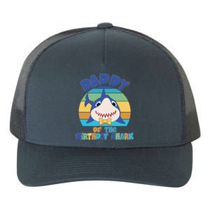 Funny Daddy Of The Birthday Shark Yupoong Adult 5-Panel Trucker Hat