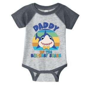 Funny Daddy Of The Birthday Shark Infant Baby Jersey Bodysuit