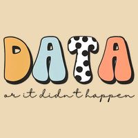 Funny Data Or It Didn't Happen Aba Therapist Special Ed Inclusion Drawstring Bag