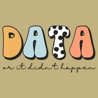 Funny Data Or It Didn't Happen Aba Therapist Special Ed Inclusion Performance Shirt