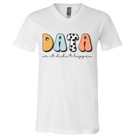 Funny Data Or It Didn't Happen Aba Therapist Special Ed Inclusion V-Neck T-Shirt
