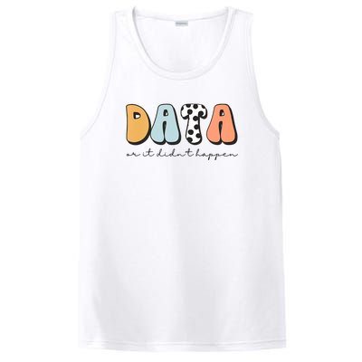 Funny Data Or It Didn't Happen Aba Therapist Special Ed Inclusion PosiCharge Competitor Tank