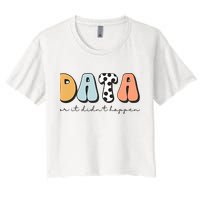 Funny Data Or It Didn't Happen Aba Therapist Special Ed Inclusion Crop Top
