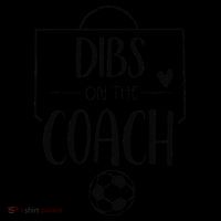 Funny Dibs On The Coach Soccer Ball Wife Women Coaching Flatbill Hat