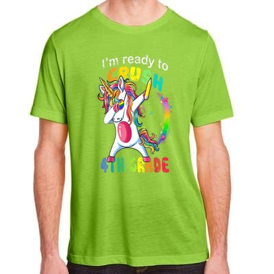 First Day Of School First Day Of Fourth Grade Unicorn Gift Cool Gift Adult ChromaSoft Performance T-Shirt