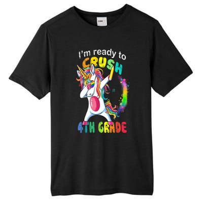 First Day Of School First Day Of Fourth Grade Unicorn Gift Cool Gift Tall Fusion ChromaSoft Performance T-Shirt