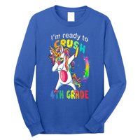 First Day Of School First Day Of Fourth Grade Unicorn Gift Cool Gift Long Sleeve Shirt