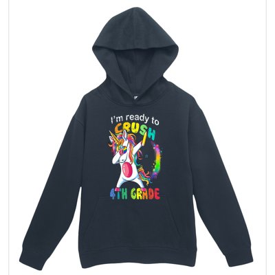 First Day Of School First Day Of Fourth Grade Unicorn Gift Cool Gift Urban Pullover Hoodie