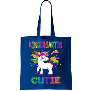 First Day Of School Kindergarten Cutie Unicorn Great Gift Cool Gift Tote Bag