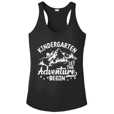 First Day Of Kindergarten 1st Day Of School Kids Teachers Ladies PosiCharge Competitor Racerback Tank